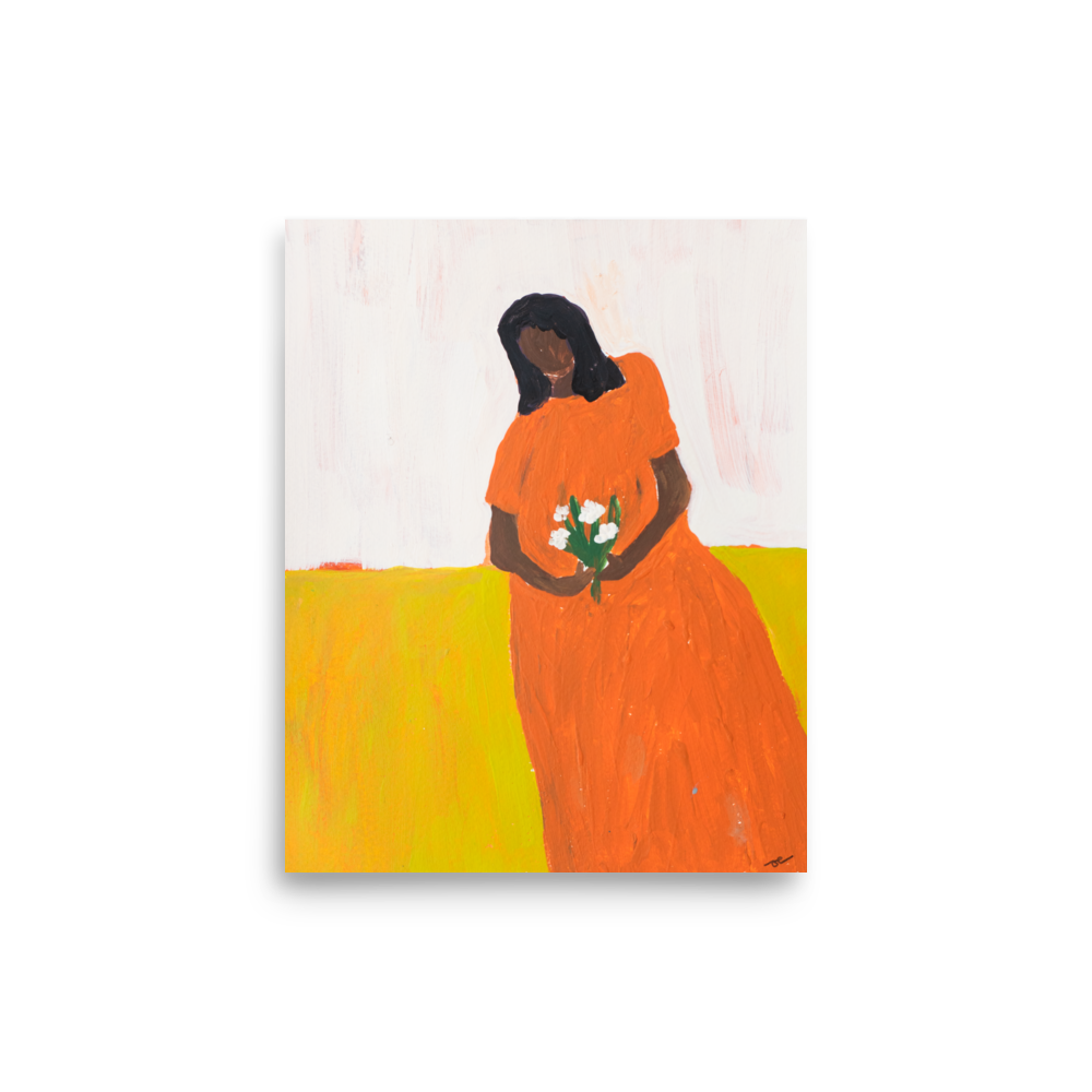 Garden Girl Art Print