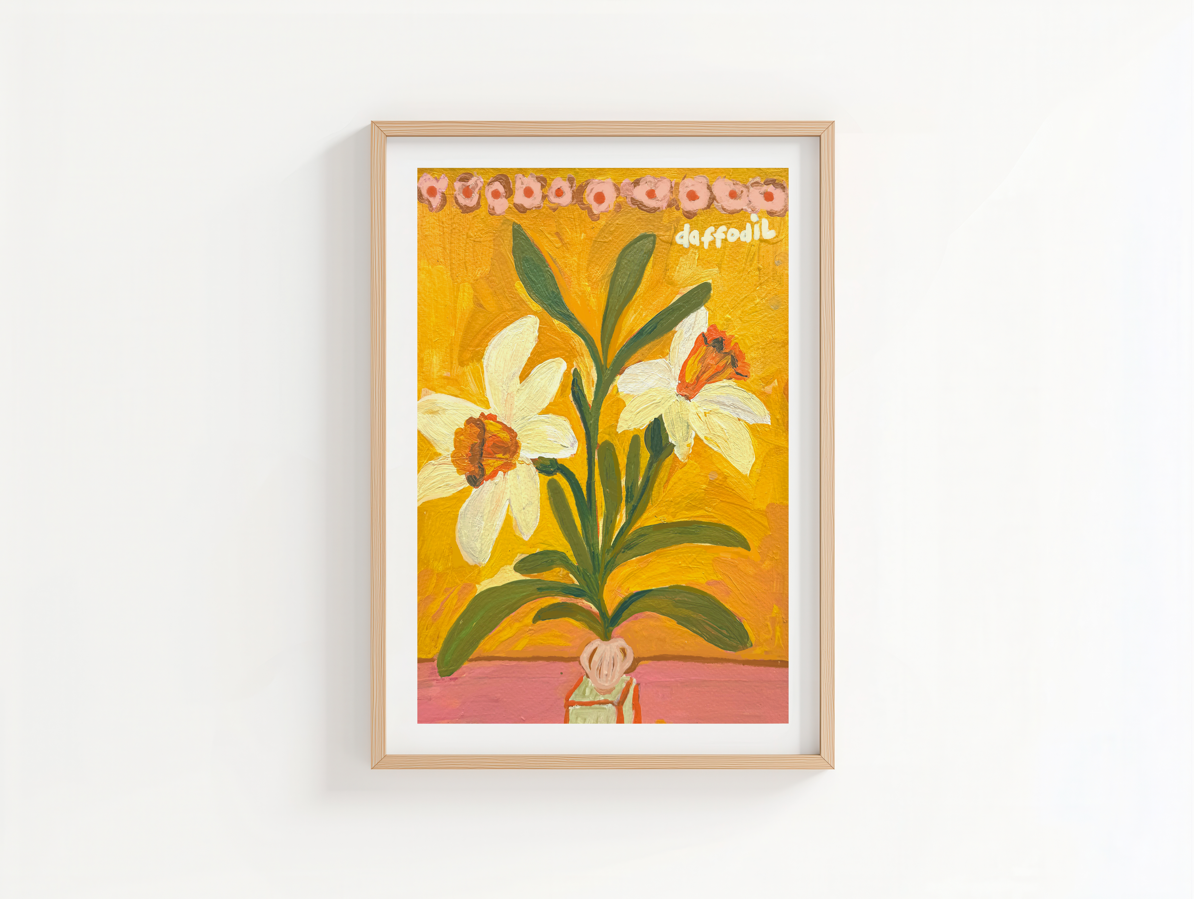 Daffodil – March Birth Flower Art Print
