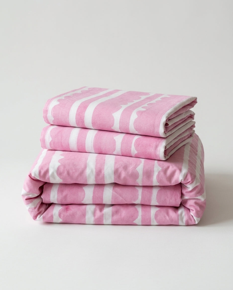 Dele Rosewood Duvet Cover Set