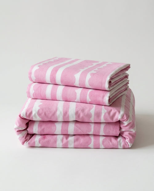 Dele Rosewood Duvet Cover Set