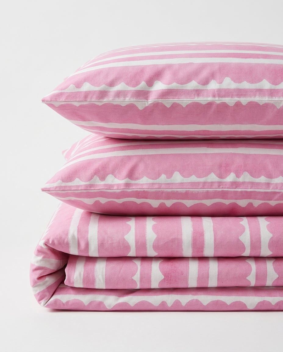 Dele Rosewood Duvet Cover Set