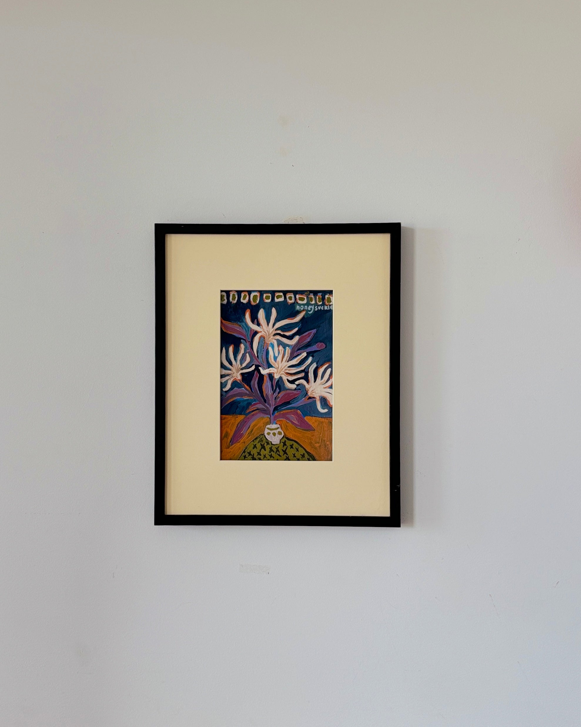 Honeysuckle – June Birth Flower Art Print