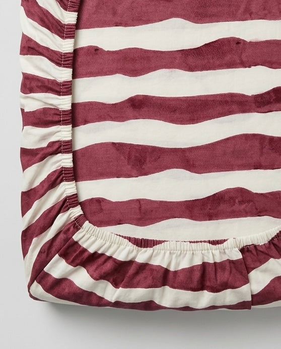 Layo Merlot Fitted Sheet