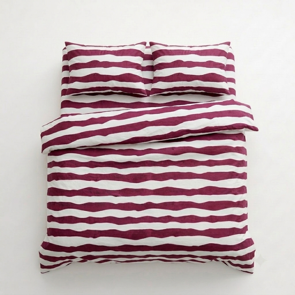 Layo Merlot Duvet Cover Set