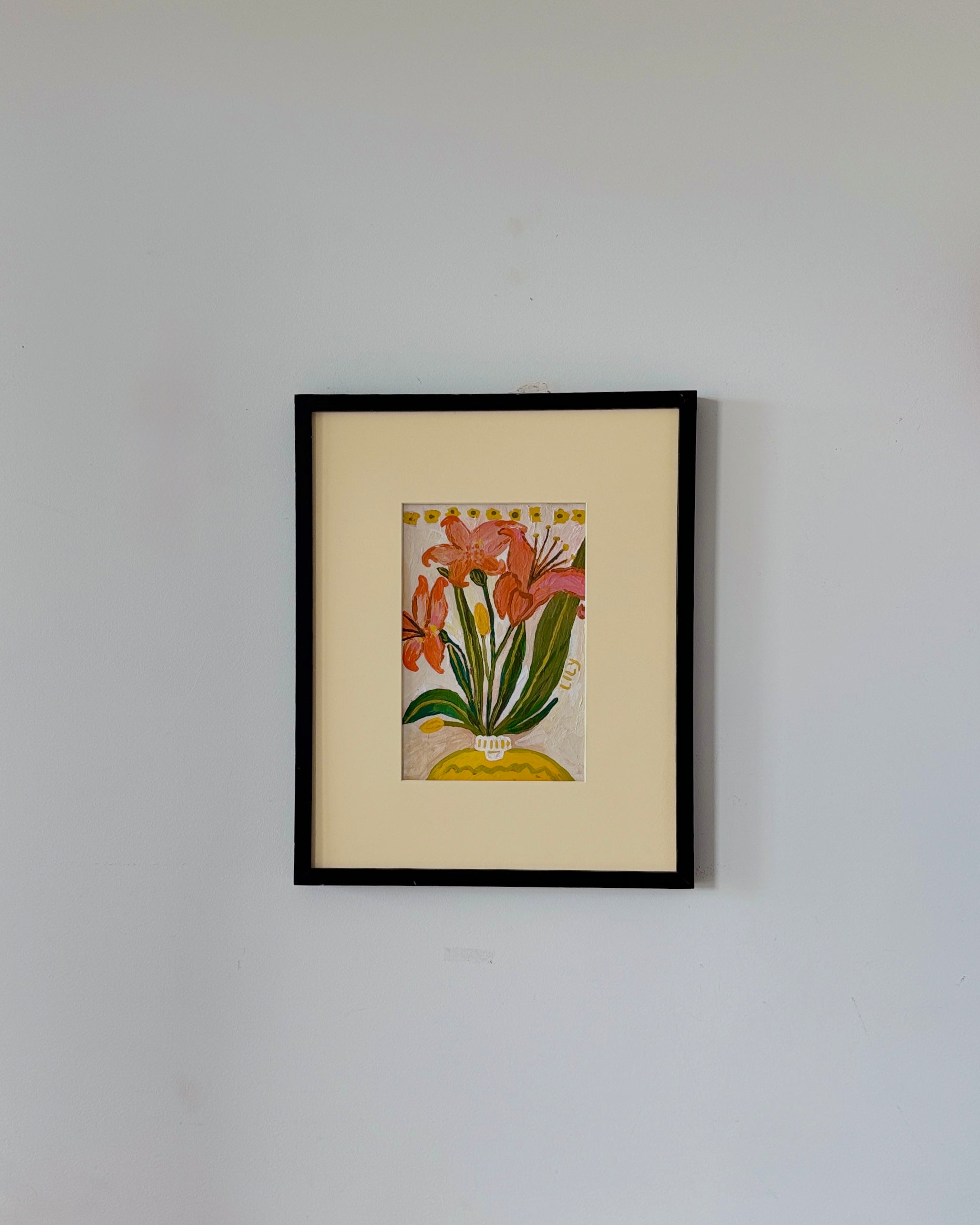 Lily – May Birth Flower Art Print