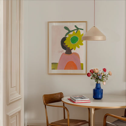 She Blooms Art Print