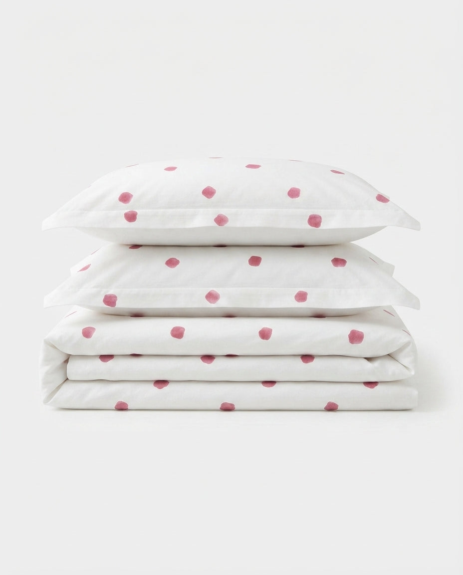 Simi Rosewood Duvet Cover Set