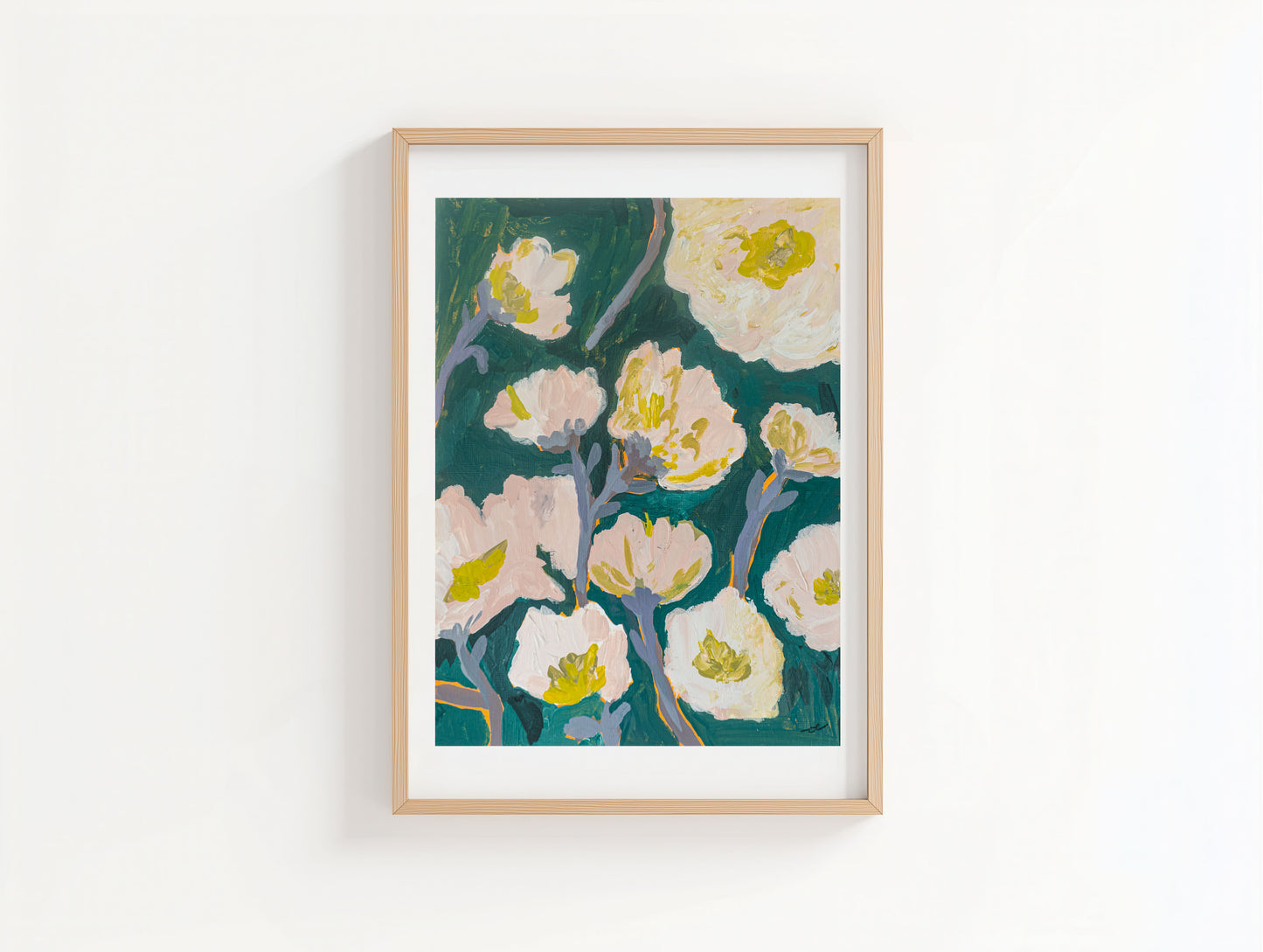 Soft Blooms Art Print
