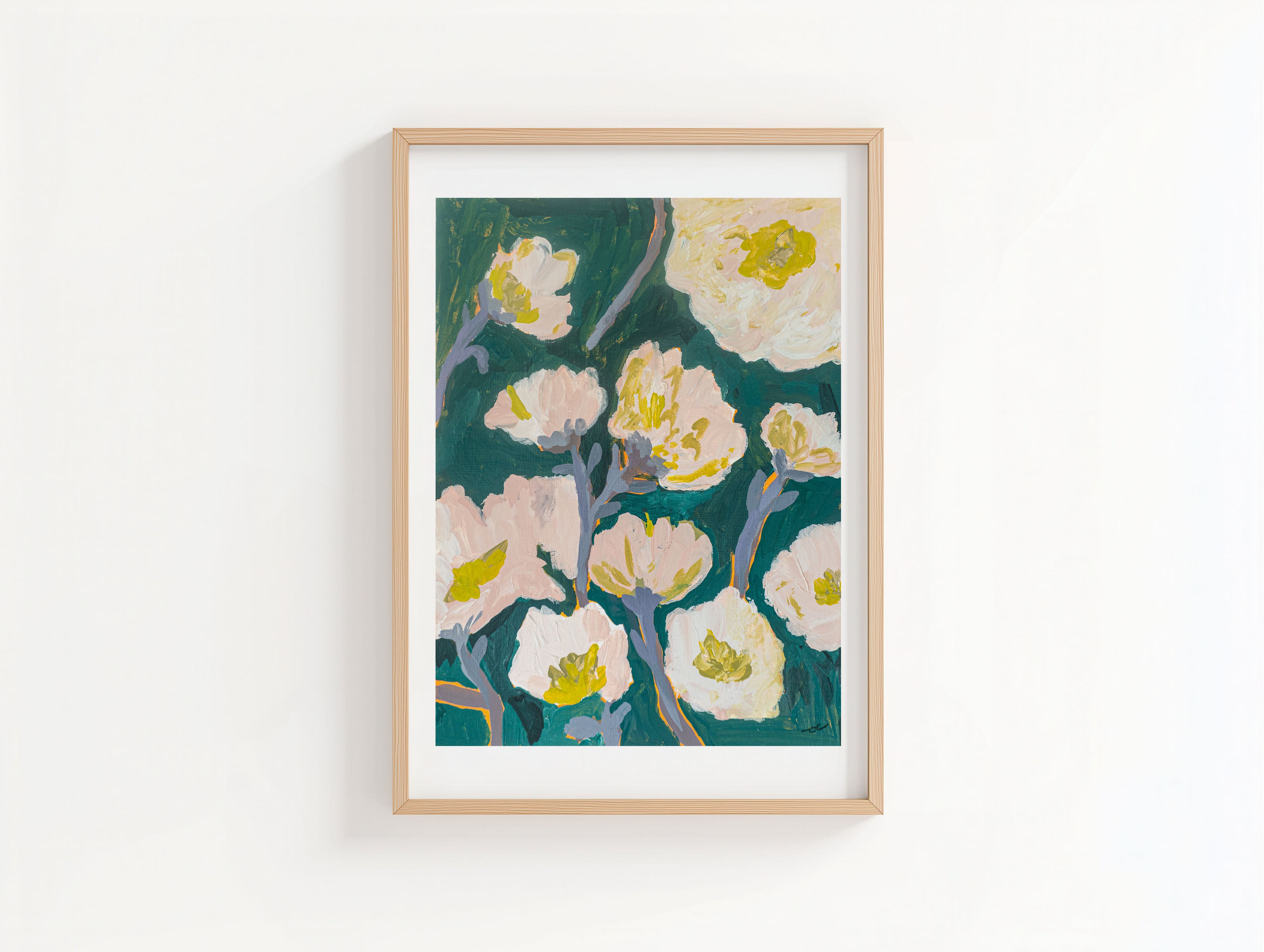 Soft Blooms Art Print