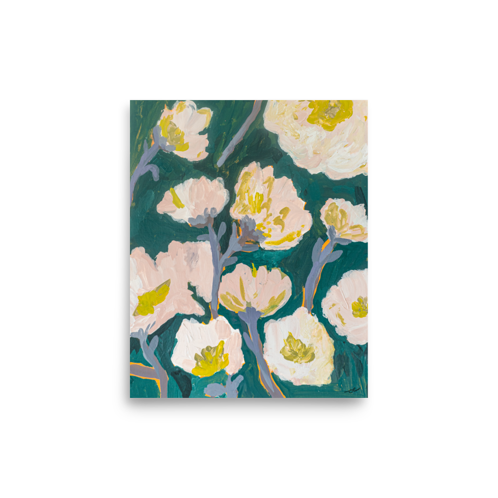Soft Blooms Art Print