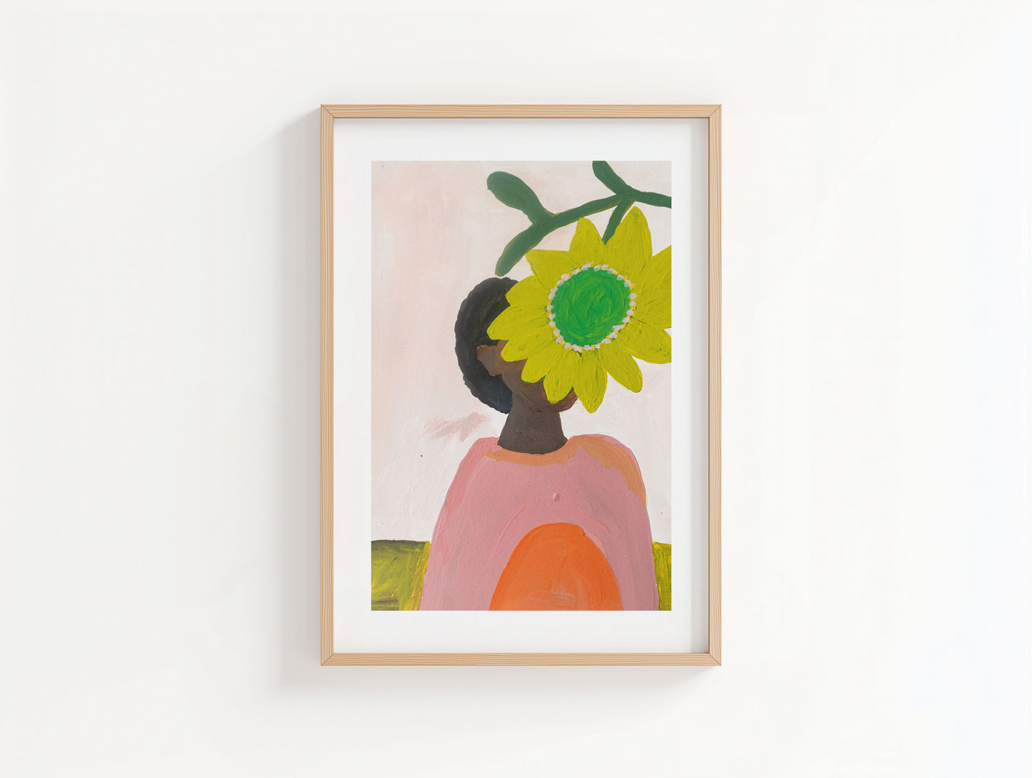 She Blooms Art Print
